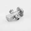 Stainless Steel Bathroom Quick Opening Triangle Valve Faucet Accessories Two-way Angle Valve G1/2 Thread Water Inlet