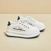 Spring White Shoes New Style of Female Students' Thick-soled High-rise Sports Shoes Casual Shoes