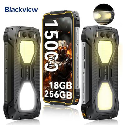 Odnowiony Blackview BV7300 4G Smartfon Outdoor 18GB+256GB 15000mAh Android 14 Telefon
