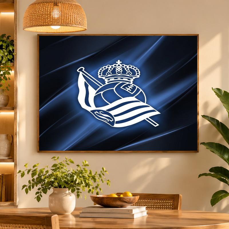 5D Diamond Painting Real Sociedad FC DIY Full Drill Diamond Art Kit Home Decoration