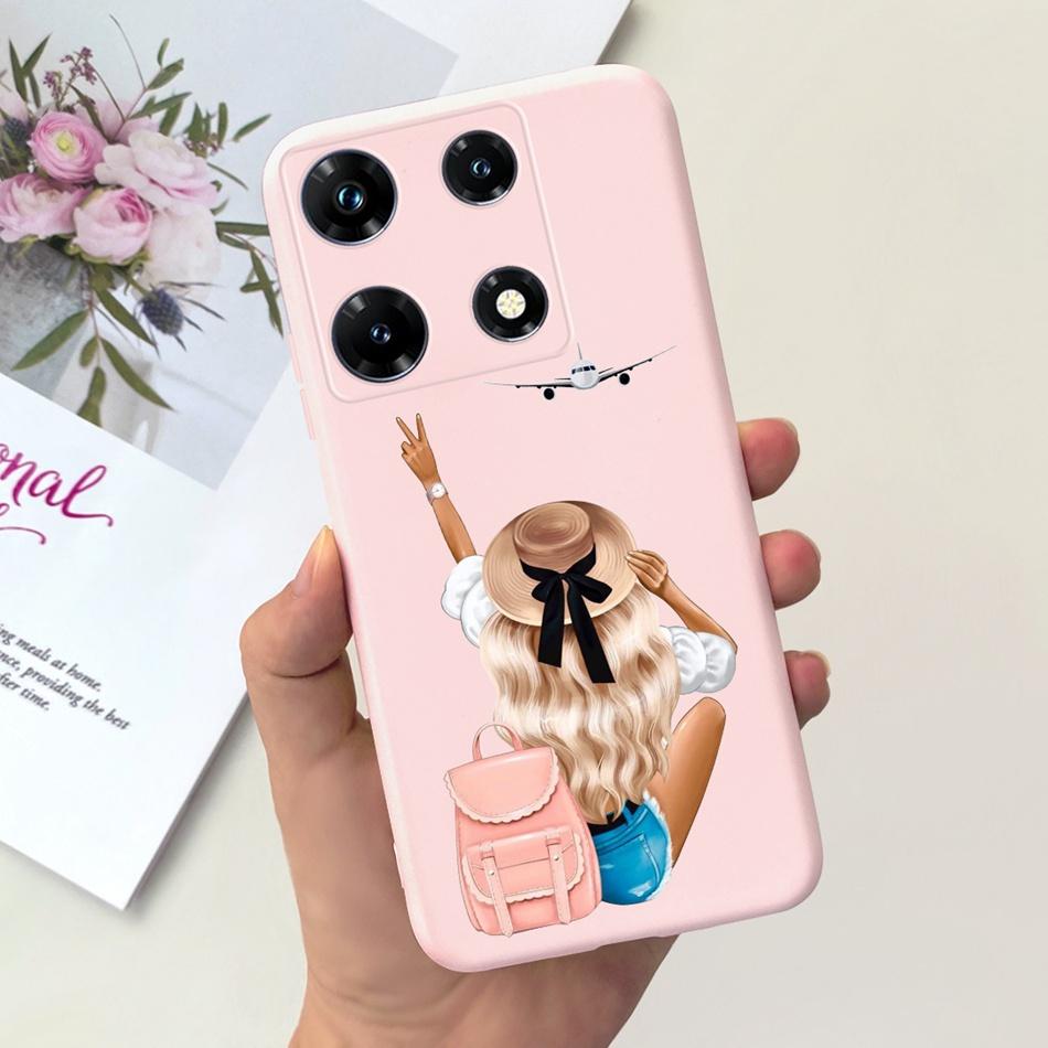 Fashion Moon Pattern Case For Infinix Note 30 Pro 30i 30 2023 Candy Color Soft Silicon Bumper For Infinix Note30 30Pro Note30i