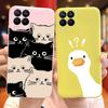 Capa Para Realme 8 Pro / Realme 8 4G Desenho Animado Fofo Cor Doce Silicone Macio Capa Para Realme8 8Pro RMX3085 RMX3081 Capas de Telefone