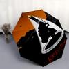 1pc The Return of the King Automatic Folding Umbrella - Compact 8-Rib Design, Durable Plastic & Iron1109L