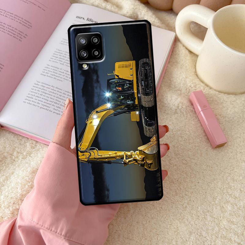 Excavator Case For Samsung Galaxy A54 A34 A14 A13 A12 A22 A32 A52 A72 A51 A71 A53 A52S Back Cover