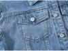Retro Blue Denim Women's Plus Size Jacket - Trendy BF Style Top