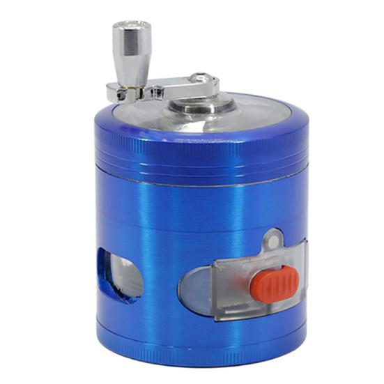 Portable Metal Herb Grinder Manual Handle Crank Spice Crusher Drawer Hand Mill