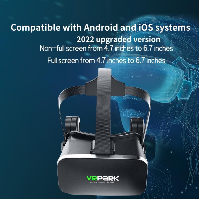 VR Glasses, Mobile Phone, Virtual Reality Headset, Bluetooth Headset Version, 3D Glasses