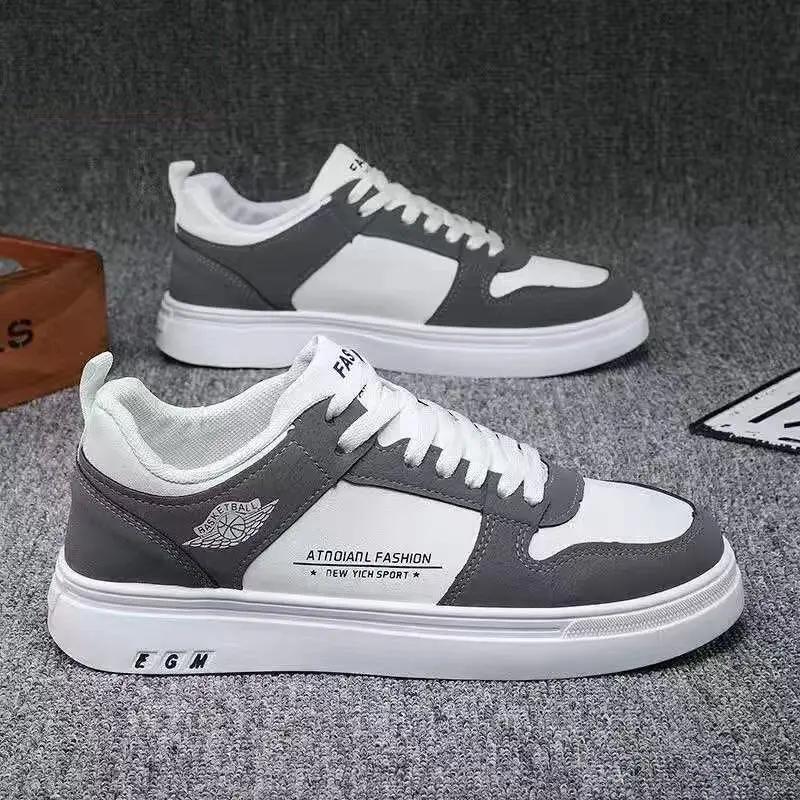 Fashion Fashion Breathable Summer Casual Shoes Men's Board Shoes Summer and Spring Youth Small White Student Sports Trendy Shoes