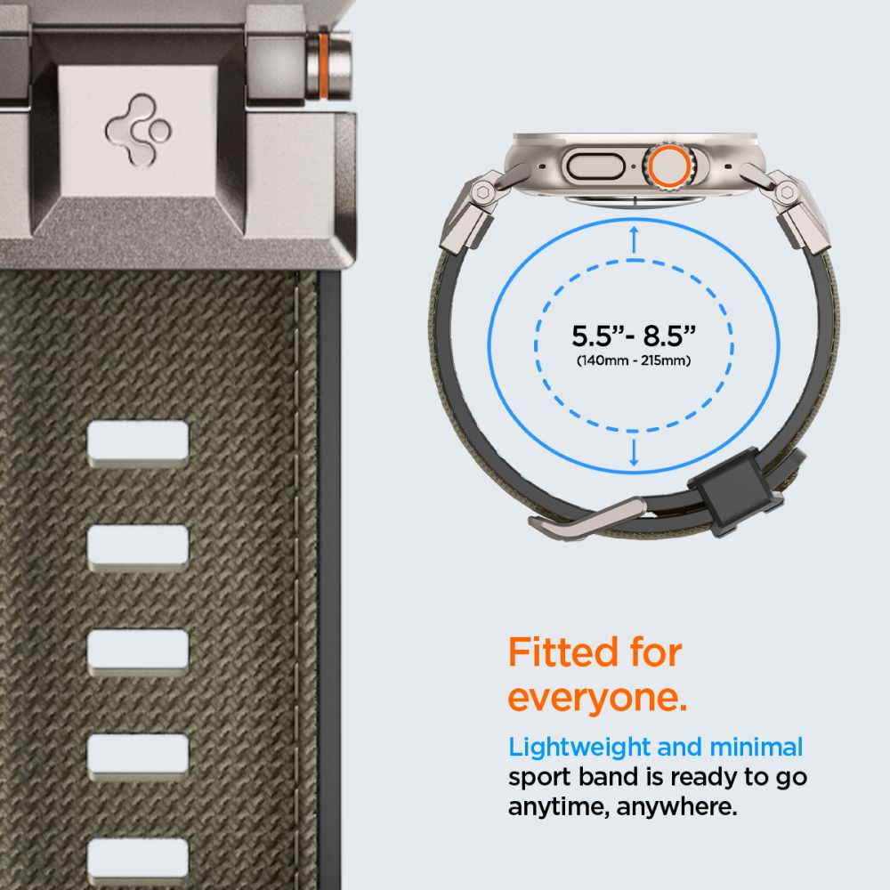 Spigen Durapro Armor Apple Watch 6 / 7 / 8 / 9 / 10 / Se / Ultra 1 / 2 (44 / 45 / 46 / 49 Mm) Military Green