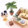1/12 Dollhouse Simulation Green Plant Potted Model Doll Home Living Room Decoration Micro Landscape Garden Scene Ornament