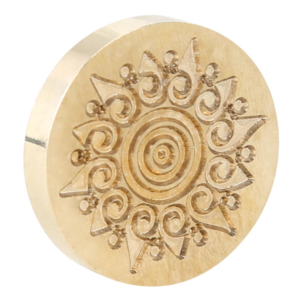 Plant Seal Flower Seal Wax Seal Stamp Retro Antique Sealing Wax Scrapbooking Stamps HEAD Wedding Decorative Invitation