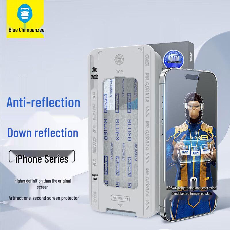 Mr. Blue Ape Zeiss T* AR Enhanced Matte Screen Protector for iPhone iPhone 14 Pro Max/15 Plus