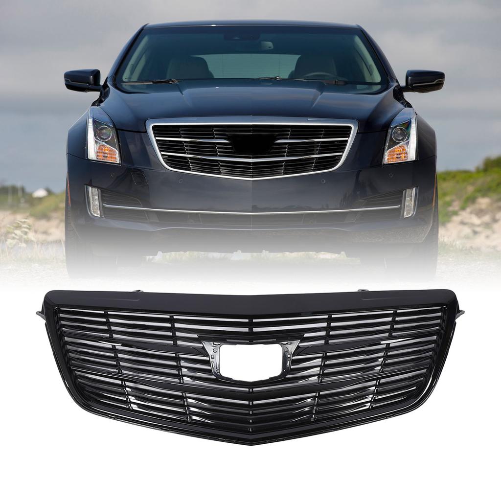 Front Bumper Upper Grille 22879627 Rugged Front Upper Hood Grill Replacement for ATS 2015-2019