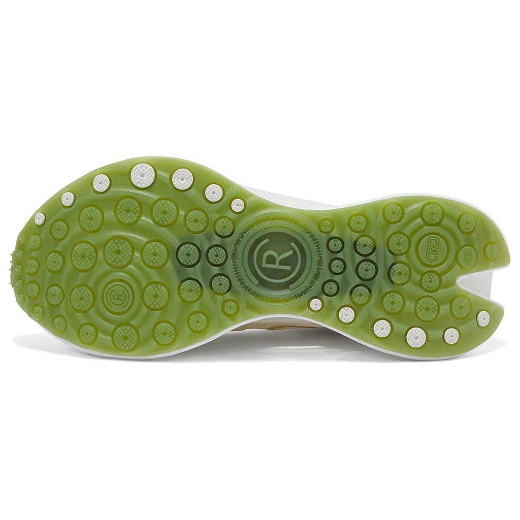 Li Ning Absolute Shadow CRC Non-Slip Low-Top Casual Shoes Men Casual Shoes White Green AZGT017-1