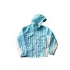 Mens Oversized Asymmetrical Grid Hooded Jacket Streetwear Rap Hip Hop Outerwear Fall