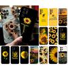 Phone Case for Samsung Galaxy S25 S24 S23 S22 S21 S20 Ultra S20 S22 S21 S10E S20 FE S24 Plus Beautiful Flower sunflower Case