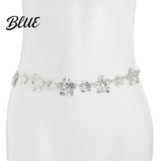 Beach Body Chain Accessory Waist for Women Adjustable Metal Belt