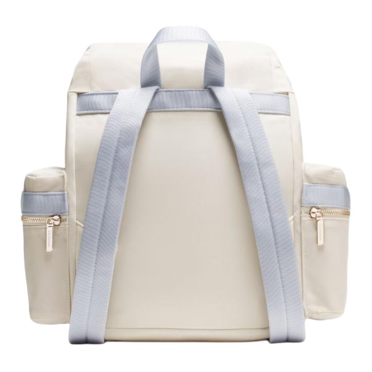 Lululemon Wunderlust 14L Zaino Mini Versatile Leggero in Nylon Zaino Unisex Bianco Avorio-Blu Amido LU9COIS-071819