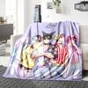 1Pc Chunli'S Dynamic Duo Blanket For Couch Bed Plush Cozy Fuzzy Blanket Super Soft Warm Blankets For Fall And Winter 0918208