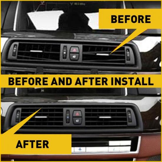 Fits BMW 520I 528I 530I 535I Front 2010-2016 Console Dash Air Vent Grille Cover