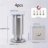 4Pcs Adjustable Metal Furniture Legs Stainless Steel Sofa Feet Couch Leg Replacement Cabinet Legs Durable Furniture Accessories