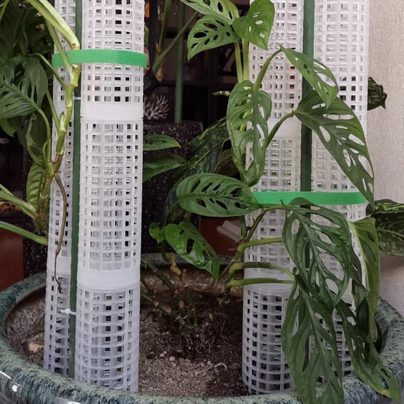 2/1Pcs Plastic Moss Pole For Monstera Stackable & Refillable Moss Poles For Climbing Plants Self Watering Plant Cages Supports