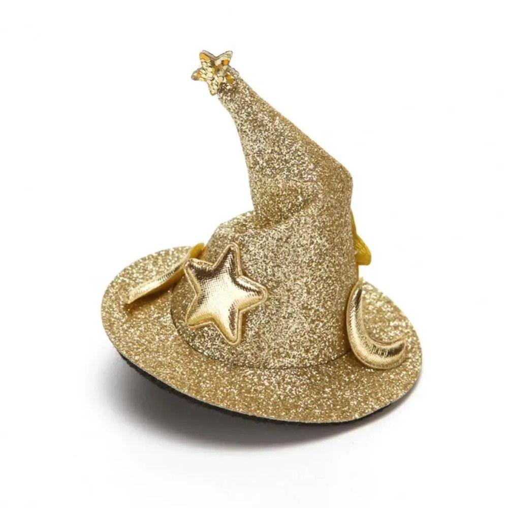 Head Accessories Women Hairpins Wizard Hat Party Supplies Halloween Witch Hat Costume Prop Wizardry Hat Headwear