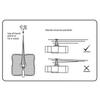 Wall Clock Movement Mechanism Replacement Repair Accessories Set Low Noise Movement 20mm Shafts Length for Home DIY