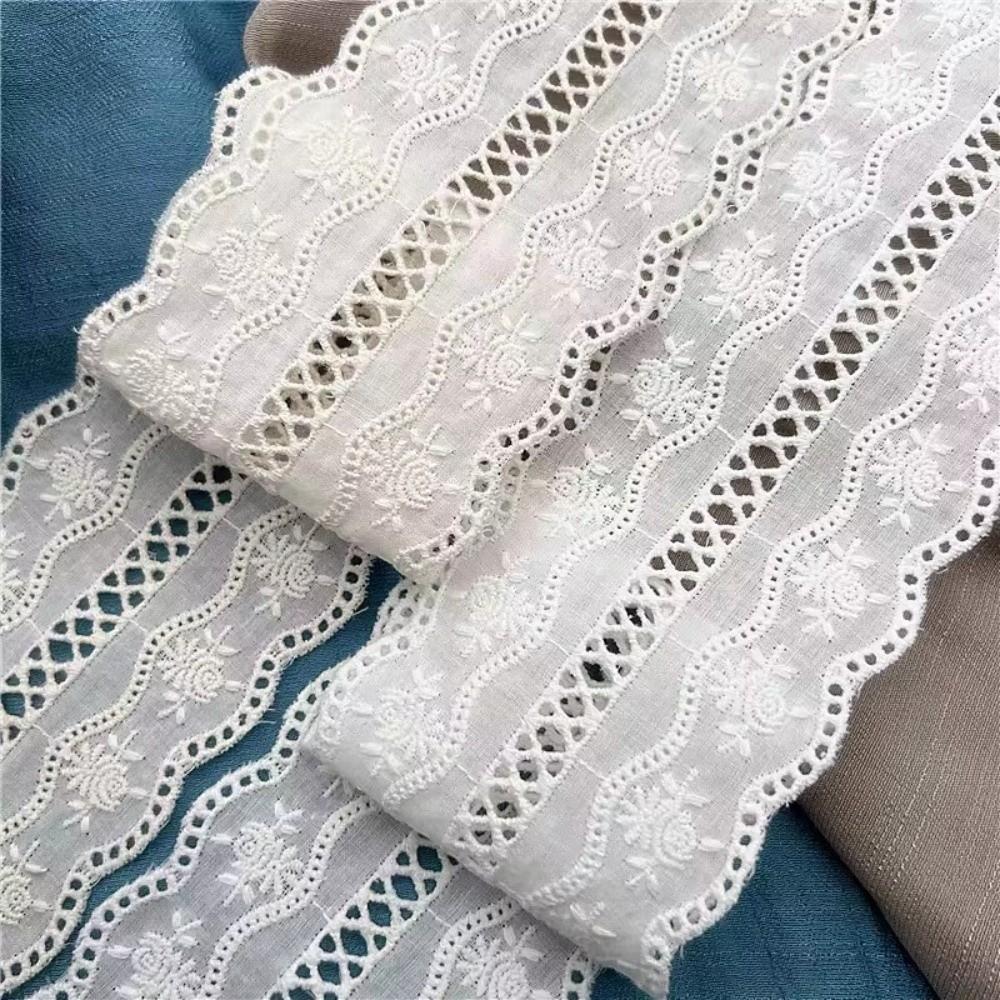 Handmade Floral Embroidery Lace 2 Yard Lace Ribbons Trim Wedding Embroidery  Home Decor