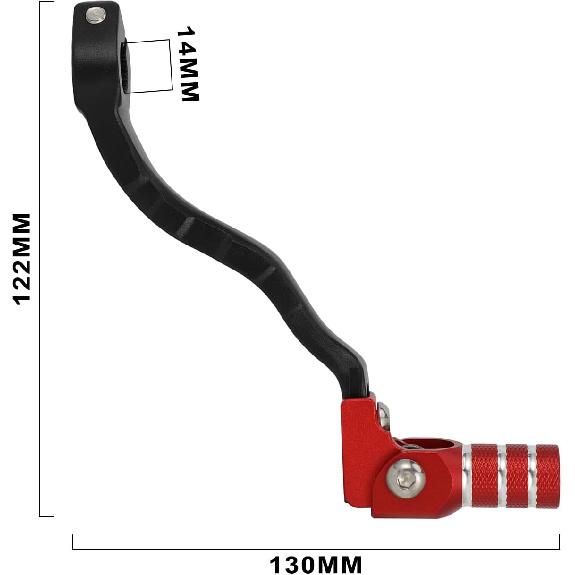 Motorcycle Gear Shifter Shift Folding Lever Tip CNC for CRF250R 2004-2009 CRF250X 2004-2015 CRF450R 2002 Black