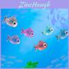 Colorful Glowing Fish Resin Craft Miniature Decoration For Moss Terrariums And Aquariums
