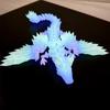 Luminous Toys 3D Printed Animal Glow In The Dark Dragon Snake Rotatable Articulated Tyrannosaurus Rex Home Decor Kids Gift