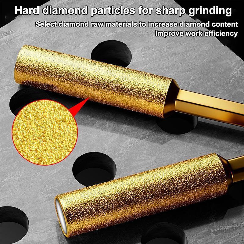1/2/3/4 Stück Diamant-Kernbohrer Trockenbohren Gewinde Sechskantschaft Kernlochbohrer Für Keramikfliesen Granit Marmor Schleifköpfe