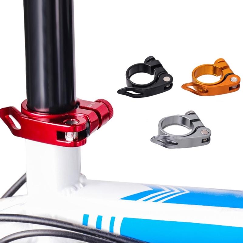 Road Bike Seat Tube Clip Bike Saddles Seat Clamps Bicycles Seatpost Clamp Aluminum Alloys 34.9mm Seat Tube Clamp