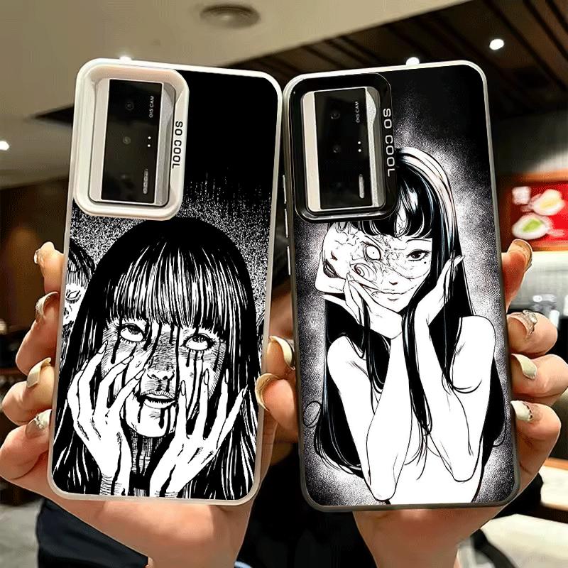 Japanese Horror Anime Soft Phone Case for Xiaomi Redmi 15C 15 14C 13C 12C Poco X5 X6 X7 Pro X3 F8 F7 Ultra M8 13 12 Cover Back S