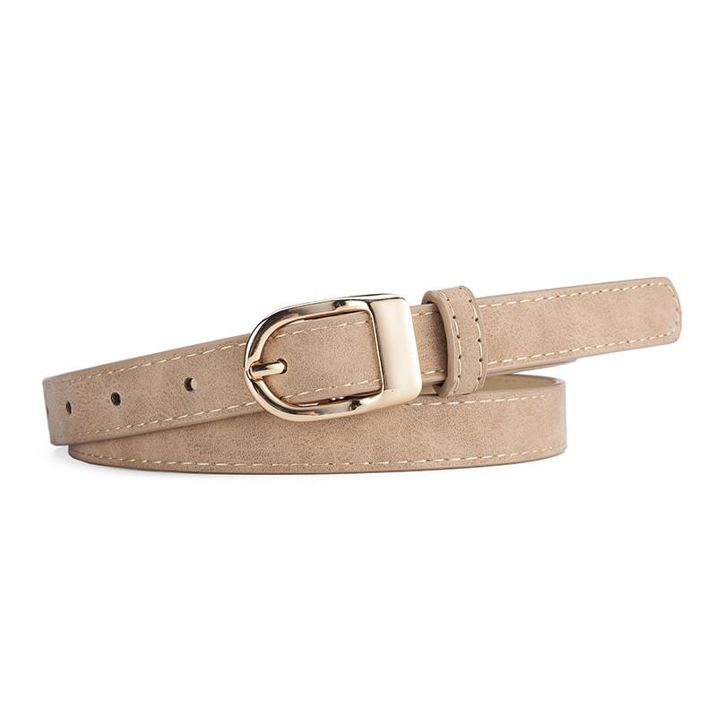 Elegant Versatile Pu Leather Belt For Women Perfect For Dresses And Casual Outfits