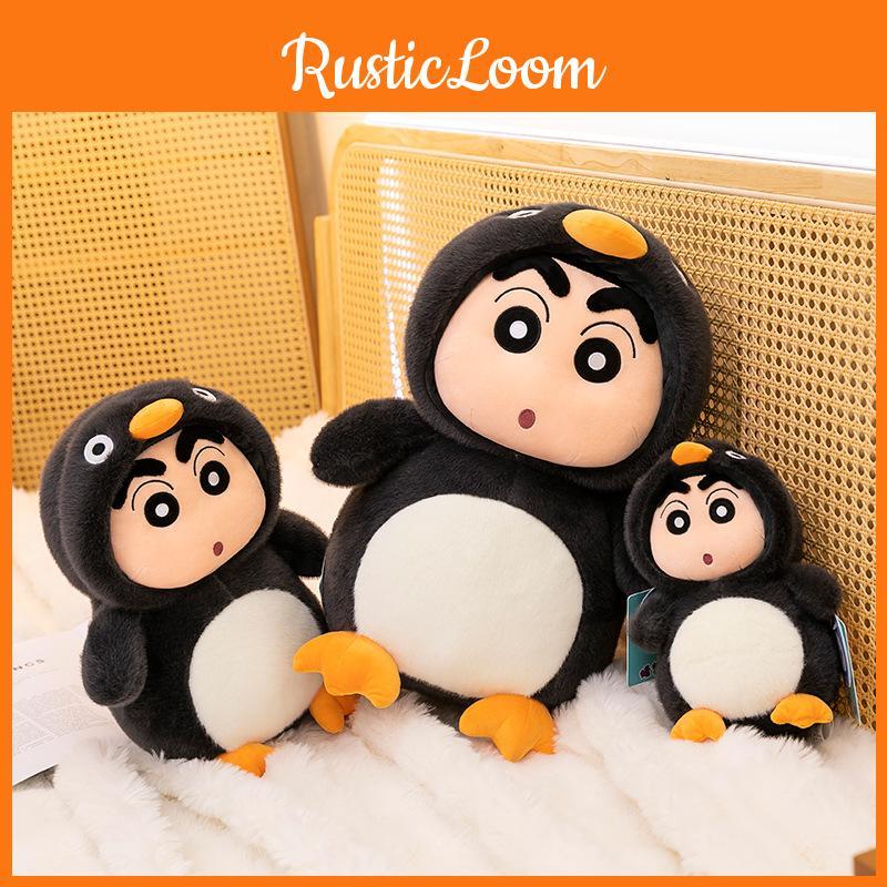 Crayon Penguin Shin Chan Plush Toy Animal Stuffed Doll Cartoon Kids Gifts Cute