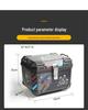 Universal Detachable Motorcycle Tail Box - Large Capacity, Waterproof Rear Trunk for Bikes