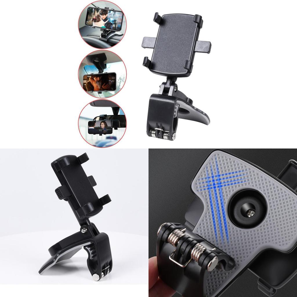 Hochleistungs-Handyhalterung für Auto für Armaturenbrett und Rückspiegel mit rutschfester Basis