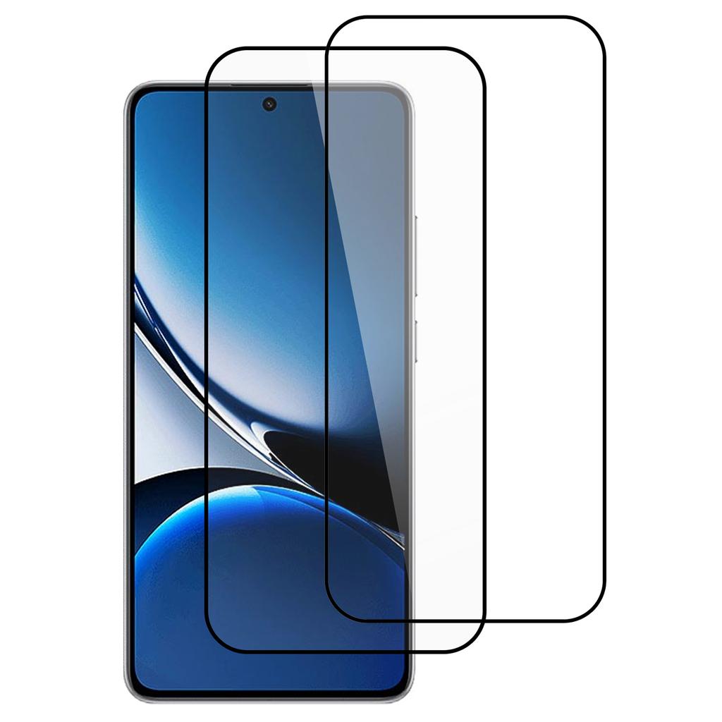 ITIETIE For Xiaomi Redmi Turbo 4 5G 2PCS Tempered Glass 2.5mm High Aluminum Screen Protector Silk Printing Film