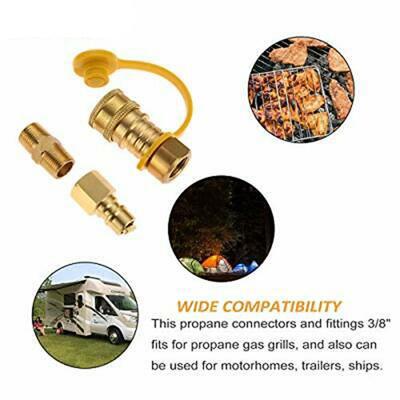 Conector rápido de gas natural Reemplazo de gas propano Latón macizo