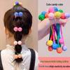 Newcomer Exclusive: Candy Round Double Ball Hair Tie for High Ponytails