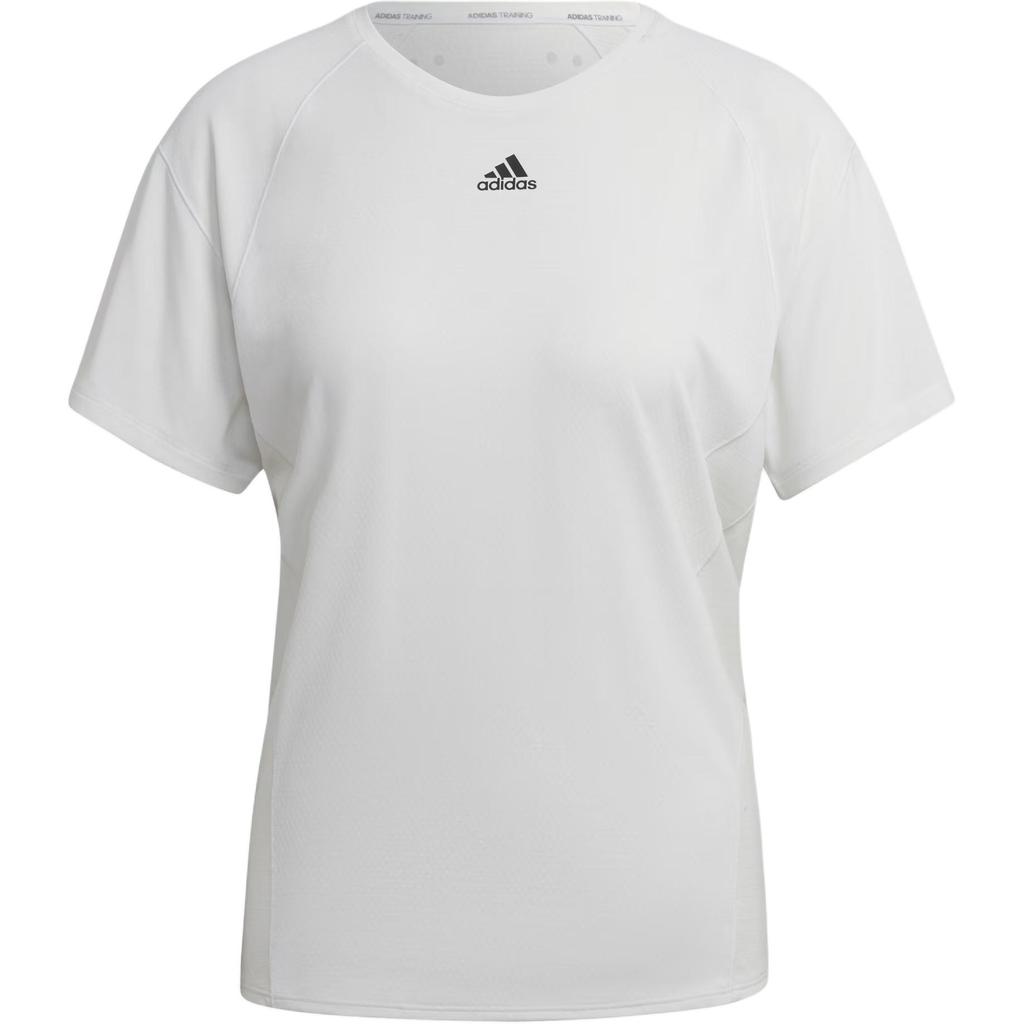 New Adidas Raglan Sleeve T Shirt Women's White HI3968