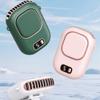 Turbo Ultra Quiet Waist Clip Fan LED Display Mini Electric Fan  Summer Cooling
