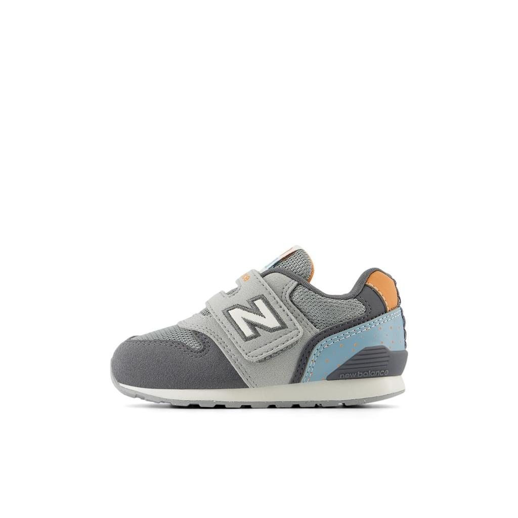Sneakers IZ996 Current Model Velcro Boys Girls PB3 Cm W [New Balance] Baby/Kids (GRAY/BLUE) 14.5
