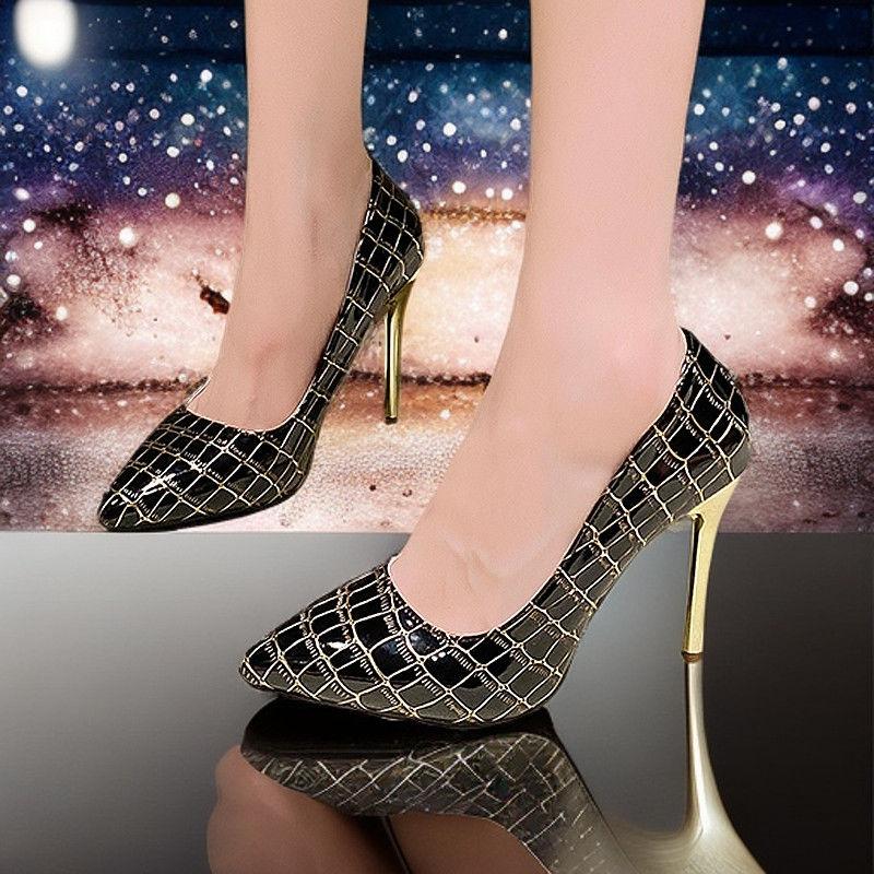 Fashion Woman Pumps Stilito Sexy Pointed Toe Black Shoes for Women Stylish on Promotion Elegant Dress Comfortable 39 Casual Y2k Spring