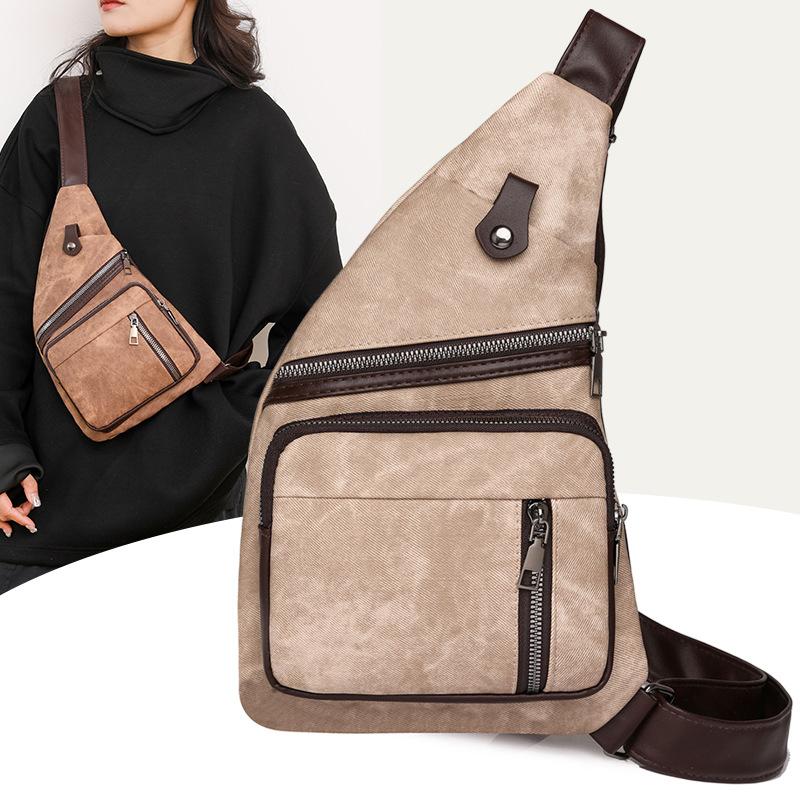 

Chest bag, fashionable waist bag, sports crossbody bag, travel shoulder bag