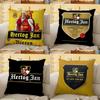 HHERTOG JANS Cushion Cover Soft Durable Reversible Pillow Cover Home Car MultiScene Daily Comfort Pillowcase