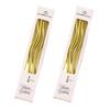 12 Pcs Spiral Candles Inflammable Threaded for Party