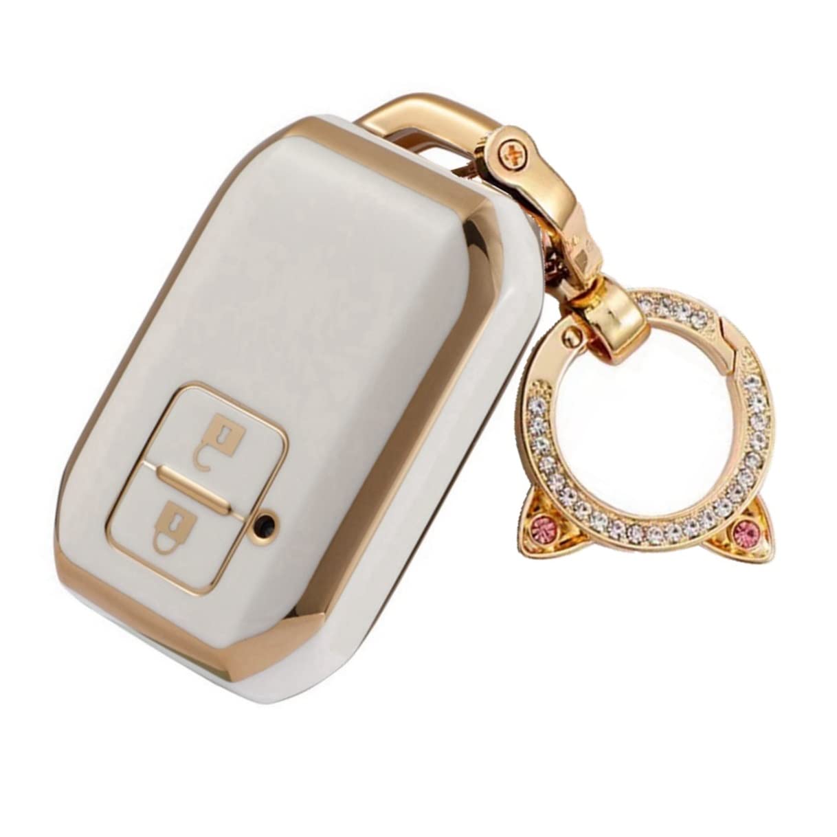 ZANEKO Jimny key case compatible Suzuki Jimny Sierra key cover ZA-MEK-LM2-White белый